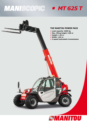 Teleskopski utovarivači Manitou MT 625 T
