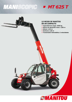 Teleskopski utovarivači Manitou MT 625 T