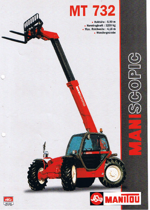 Teleskopski utovarivači Manitou MT 732