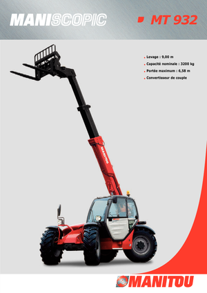Teleskopski utovarivači Manitou MT 932 Evolution