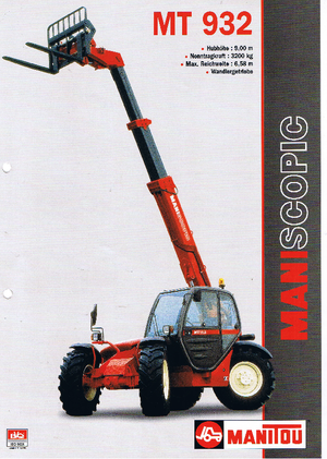 Teleskopski utovarivači Manitou MT 932