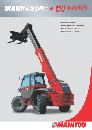 Teleskopski utovarivači Manitou MVT 665 T