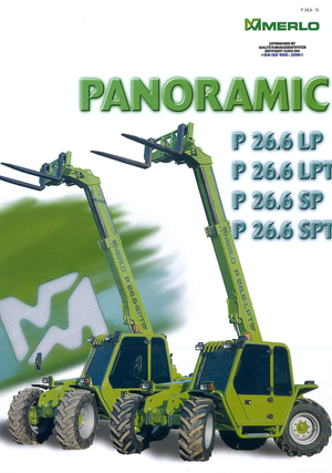 Teleskopski utovarivači Merlo P 26.6 LPT/SPT