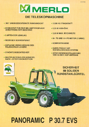 Teleskopski utovarivači Merlo P 30.7 EVS