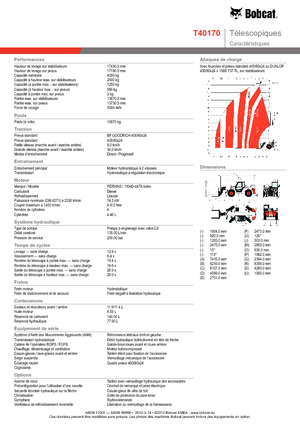 Teleskopski utovarivači Bobcat T 40170