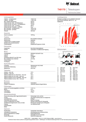 Teleskopski utovarivači Bobcat T 40170