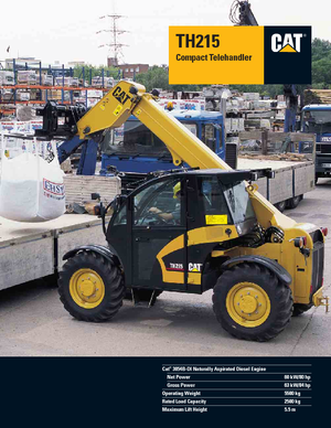 Teleskopski utovarivači Caterpillar TH215