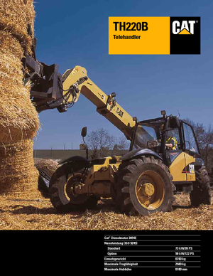 Teleskopski utovarivači Caterpillar TH220B