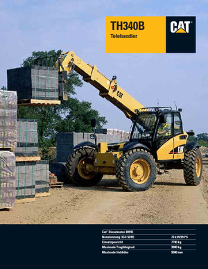 Teleskopski utovarivači Caterpillar TH340B