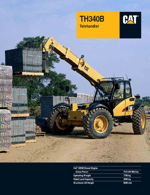 Teleskopski utovarivači Caterpillar TH340B