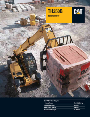 Teleskopski utovarivači Caterpillar TH350B