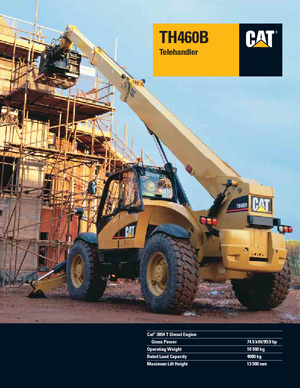 Teleskopski utovarivači Caterpillar TH 460 B