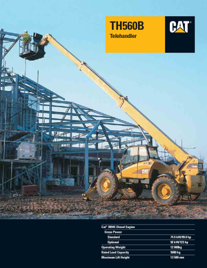 Teleskopski utovarivači Caterpillar TH 560 B