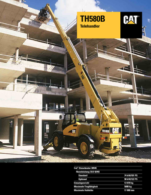 Teleskopski utovarivači Caterpillar TH 580 B