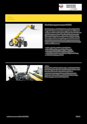 Teleskopski utovarivači Wacker Neuson TH735
