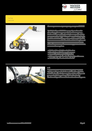 Teleskopski utovarivači Wacker Neuson TH735