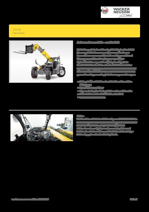 Teleskopski utovarivači Wacker Neuson TH750