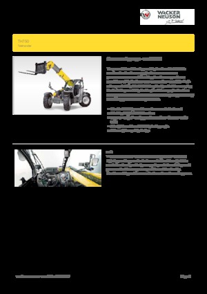 Teleskopski utovarivači Wacker Neuson TH750