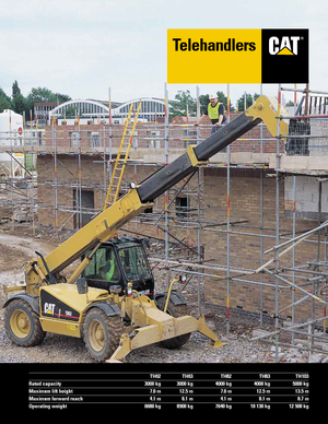 Teleskopski utovarivači Caterpillar TH 63