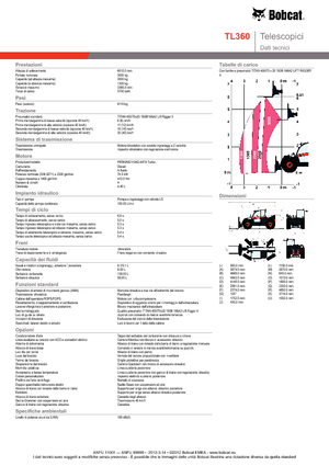 Teleskopski utovarivači Bobcat TL 360