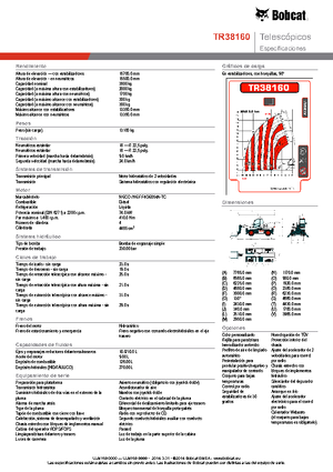 Rotirajući teleskopski utovarivači Bobcat TR38160