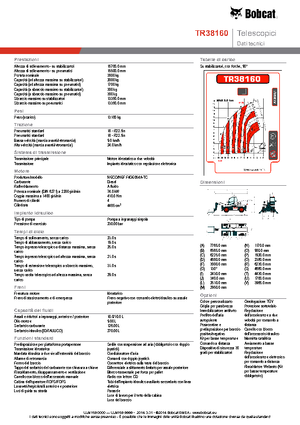 Rotirajući teleskopski utovarivači Bobcat TR38160