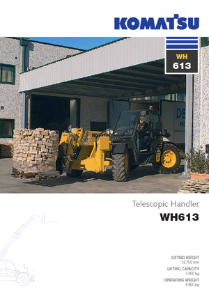 Teleskopski utovarivači Komatsu WH613