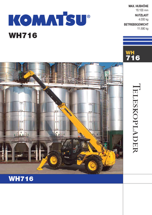Teleskopski utovarivači Komatsu WH716