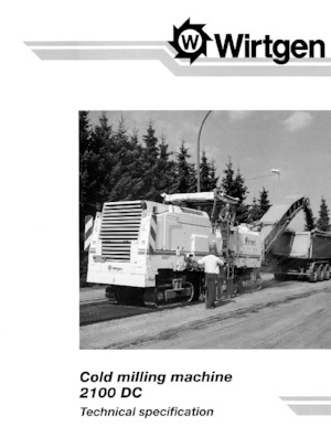 Strojevi za hladno mljevenje Wirtgen 2100 DC