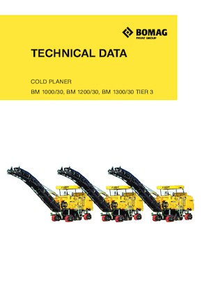 Strojevi za hladno mljevenje Bomag BM 1000/30