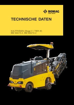 Strojevi za hladno mljevenje Bomag BM 500/15-2