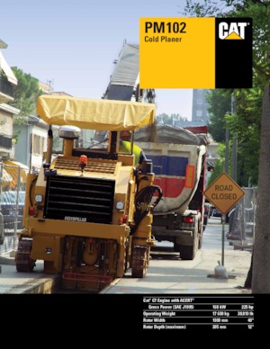 Strojevi za hladno mljevenje Caterpillar PM102