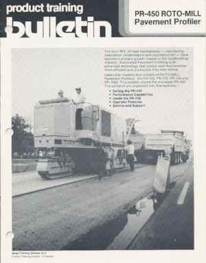 Strojevi za hladno mljevenje Caterpillar PR-450