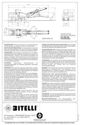 Strojevi za hladno mljevenje Bitelli SF 200 RS