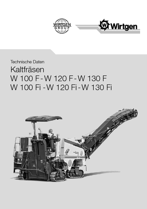 Strojevi za hladno mljevenje Wirtgen W 120 Fi