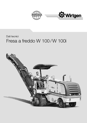 Strojevi za hladno mljevenje Wirtgen W 100 i