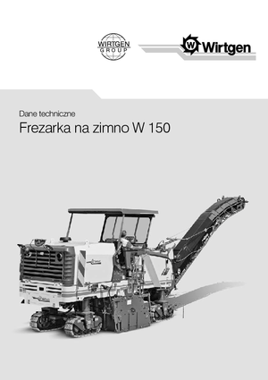 Strojevi za hladno mljevenje Wirtgen W 150