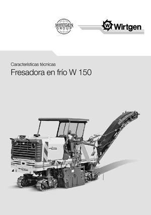 Strojevi za hladno mljevenje Wirtgen W 150