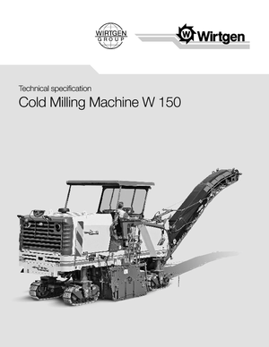 Strojevi za hladno mljevenje Wirtgen W 150