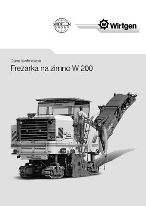 Strojevi za hladno mljevenje Wirtgen W 200