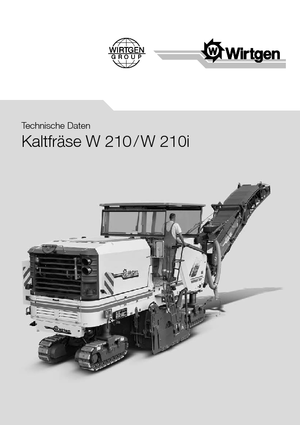 Strojevi za hladno mljevenje Wirtgen W 210 i