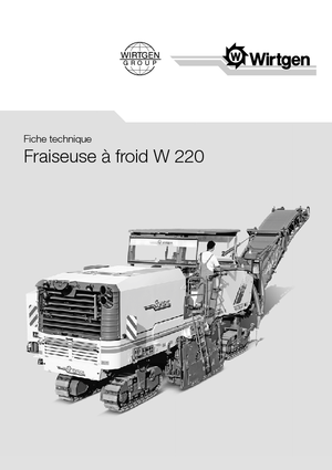 Strojevi za hladno mljevenje Wirtgen W 220