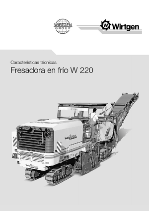 Strojevi za hladno mljevenje Wirtgen W 220