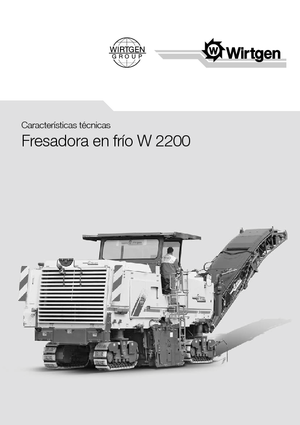 Strojevi za hladno mljevenje Wirtgen W 2200