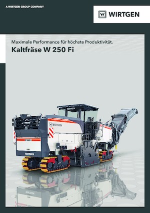 Strojevi za hladno mljevenje Wirtgen W 250 Fi