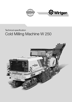Strojevi za hladno mljevenje Wirtgen W 250