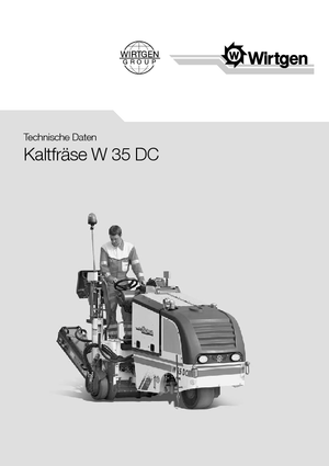 Strojevi za hladno mljevenje Wirtgen W 35 DC