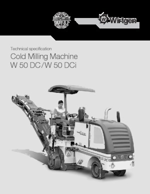 Strojevi za hladno mljevenje Wirtgen W 50 DCi