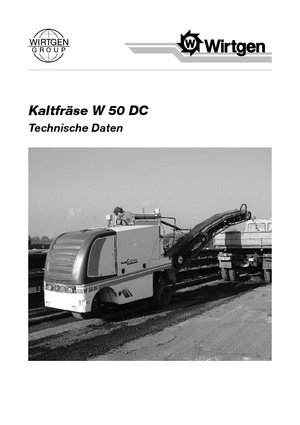 Strojevi za hladno mljevenje Wirtgen W 50 DC