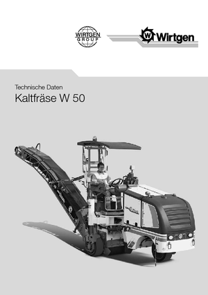 Strojevi za hladno mljevenje Wirtgen W 50
